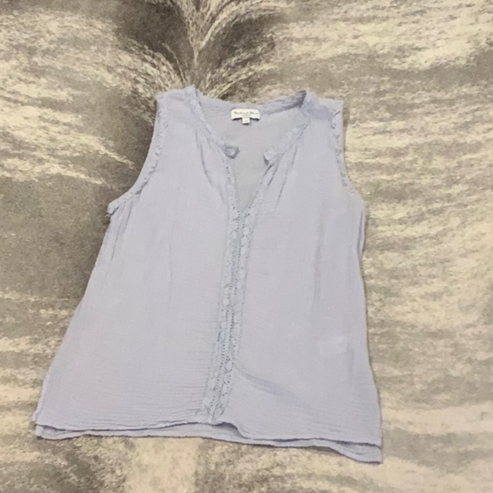 Michael Stars cotton Gauze Top
